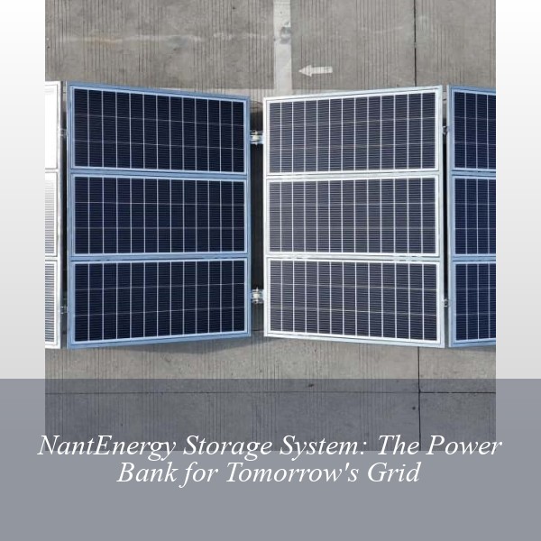 NantEnergy Storage System: The Power Bank for Tomorrow's Grid